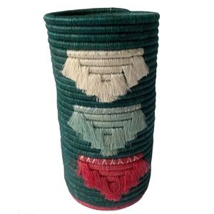 Boho Inspired Handwoven Vase / Basket